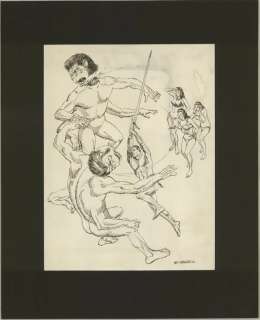 159: Crandall John Carter of Mars original comic art | Russ Cochran