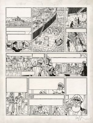 Van Dongen | Blake et Mortimer T. 31 La menace Atlante | Galerie Champaka