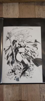 LADY DEATH COMMISSION BY STEFANO MARTINO | eBay US (Buy It Now)