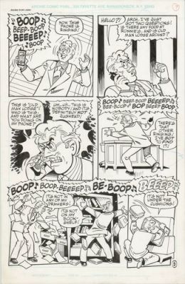 Archie 2008 Hand-inked original comic page from #584 Stan Goldberg Bob Smith p7 | eBay US (Buy It Now)