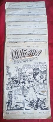 Museum Grade! Complete 7 Page Long Bow Original Comic Art Story Iger Studio | eBay US (Buy It Now)