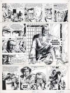 Vance | Bruno Brazil, planche n°10 Ã  l’encre de Chine de… | Banque Dessinée