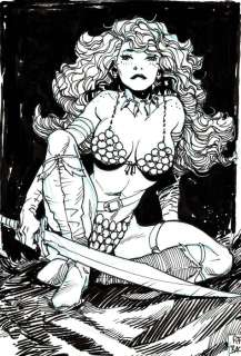 Red Sonja - Original Drawing - Bachs, Ramon - Original Art | Catawiki