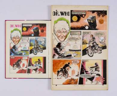 Dr Who original artwork by Jim Baikie (1972) from Countdown Annual No… | Comic Book Auctions ltd