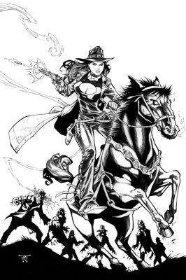 Randy Green | Lady Gunfighter: Condemnation #1 | More Great Art