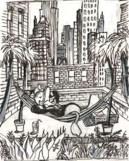 Donald Duck on Summer Holidays 2020 - Original Preliminary Drawing - Tony Fernandez - Original Art (2020) | Catawiki