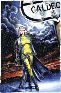 Migliari, Rodolfo | ROGUE Couverture originale à l’encre de Chine et aquarelle | Cornette de St Cyr