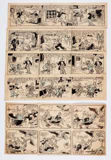 Film Fun and Larks (1950-52) 6 strips of original artwork by Bertie… | Comic Book Auctions ltd