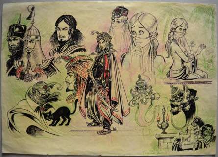 La Compagnia della Forca - Magnus - Romanini - Studio Originale - Firmato - Loose page | Catawiki