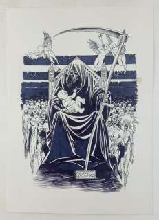 Lucio Filippucci - Illustr. Origin. "Macabra" - Firmata e Datata - Loose page - (1994) | Catawiki