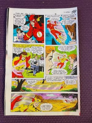 FLASH spec #11 comic ART color guide 1978 KID FLASH WALLY WEST barry allen | eBay US (Buy It Now)