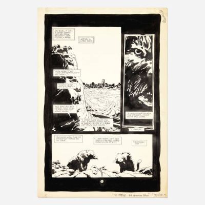 Tim Sale | Grendel #37 Story Page 24 Original Art (Comico, 1986) | Landry Pop Auctions