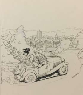 Clifton - Dessin original pour l’affiche du Festival BD de Moulins 2005 - (2005) | Catawiki