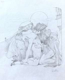 Leone Frollo - Illustrazione originale "Mona Street" - Firmata - Loose page | Catawiki