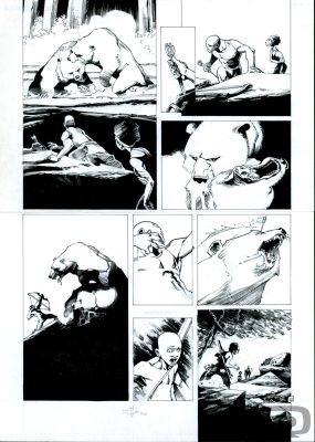Olivier Vatine | Niourk Volume 3, Page 22 - Original Art by Olivier Vatine | Pulp’s Art