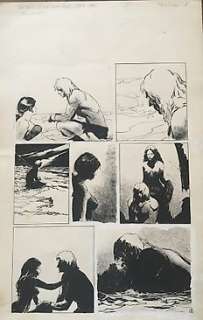 Arturo Del Castillo - La nave de los demonios Tavola originale - Loose page