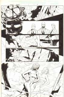 Brandon Badeaux, Dave Newbold - Weapon X: the Draft - Marrow #1 P.4 - 5Th Element Bandage Costume Homage Page - 2002 Signed