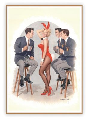 "A Bunny’s Night Out" 2016 -ORIGINAL ART by KOUFAY 20"x28" ILLUSTR. BOARD | eBay US (Buy It Now)