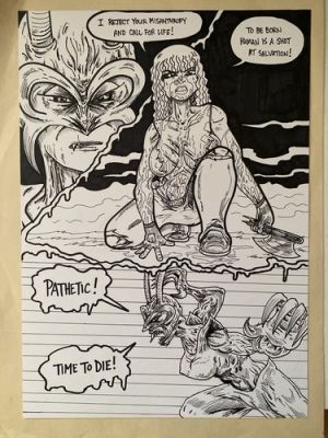 PUNKGUTS #2, Page 23 ORIGINAL ART - Signed | eBay US (Buy It Now)
