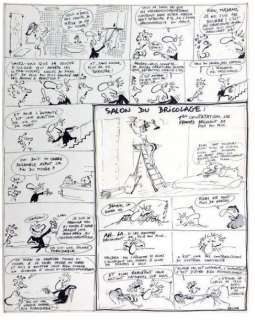 Reiser | Salon du Bricolage. Encre de Chine sur papier épais pour une planche | Tessier Sarrou