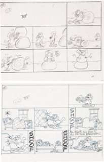 Jim Davis Garfield Sunday Comic Strip Preliminary Original Art Group of 52 (United Feature Syndicate, 1990).... (Total: 52 Original Art) | Heritage