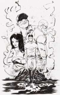 Sanford Greene - Comic Illustration Original Art (c. 2010s)....