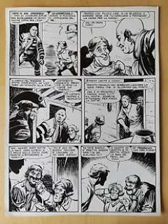 Onofrio Bramante pag.26 - Tavola originale per Falco Bianco - Loose page