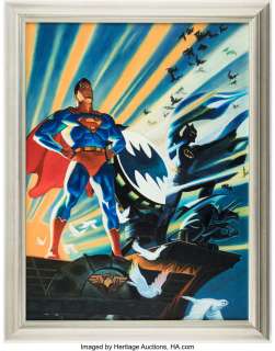 Artist, Unknown | World’s Finest #1 Cover Re-Creation Painting Original Art (undated).... | Heritage