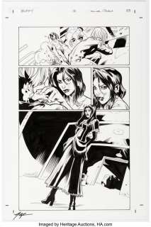 Moline, Karl - Karl Moline and Andy Owens Buffy The Vampire Slayer Season Eight #18 Story Page 14 Original Art (Dark Horse, 2008)...