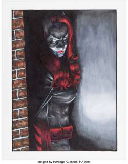 Artist, Unknown - Cat Staggs - Batwoman Illustration Original Art (undated)....