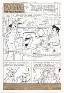 Malmgren, Dick | Dick Malmgren, Jon D’Agostino, Joe Edwards, and Others Archie’s TV Laugh-Out #1 Complete Issue Original Art Group ... (Total: 53 Items) | Heritage