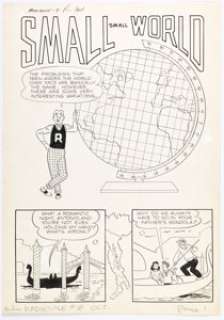 Samm Schwartz Archie’s Madhouse #8 Complete 3-Page Story "Small Small World" Original Art (Archie, 1960). (Total: 3 Original Art) | Heritage