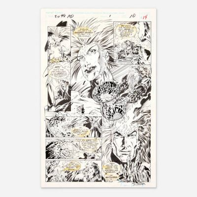 Marc Campos And Jimmy Palmiotti | 2099 A.D. #1 Story Page 10 Original Art (Marvel Comics, 1995) | Landry Pop Auctions