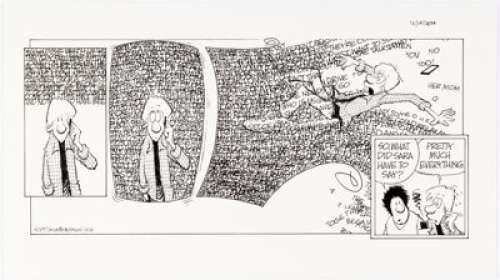 Jerry Scott and Jim Borgman Zits Sunday Comic Strip Original Art dated 12-14-14 (King Features Syndicate, 2014). | Heritage