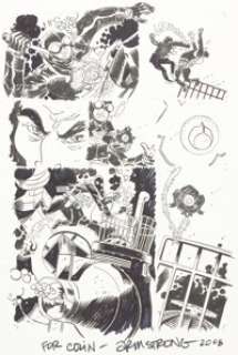 Jason Armstrong Lobster Johnson: The Iron Prometheus #5 Story Page 16 Original Art (Dark Horse, 2008).