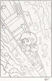 Otis Frampton Oddly Normal #8 Cover Original Art (Image, 2015).