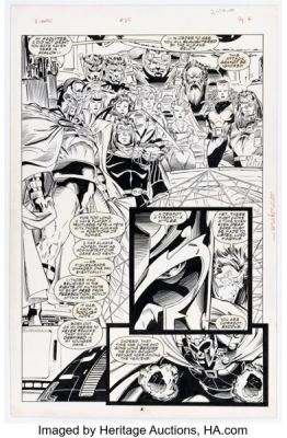 Andy Kubert and Matthew Ryan X-Men #25 Story Page 4 Original Art (Marvel, 1993). | Heritage