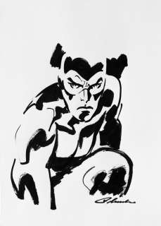 Diabolik - illustrazione originale di G. Palumbo - firmato - CoA - Loose page - First edition | Catawiki