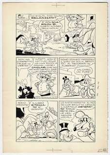 Topolino #590 - Romano Scarpa - tavola originale "Zio Paperone e la Rivale Romantica" - Loose page - (1967) | Catawiki