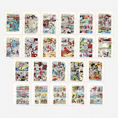 Andy Yanchus | Lot 338 - Marvel Tales #205 Complete Color Guide (Marvel Comics, 1987) | Landry Pop Auctions