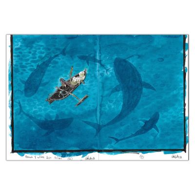 Gregory Panaccione | Petit Bonhomme - Double page originale 212 et 213 | Achetez de l’Art
