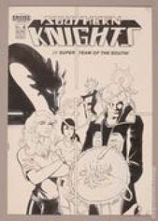 Original Cover Art for Southern Knights (1983) #24 by Mark Propst | mycomicshop.com