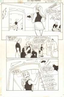 Scott Benefiel - Jla: gods and monsters #1 p. 10 - hero worshiping cult - 2001