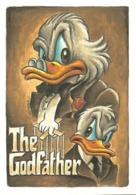 Scrooge & Donald – The Godfather Tribute | Corner4art
