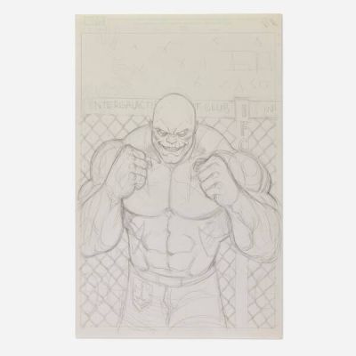 Ed McGuinness | Drax the Destoyer #1 Cover Preliminary Original Art (Marvel Comics, 2015) | Landry Pop Auctions