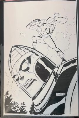 Chris Samnee | Shazam #9 Cover Original Art | Chris Samnee