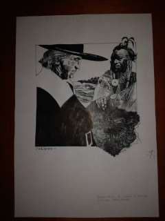 Sergio Toppi - illustrazione originale - Loose page | Catawiki