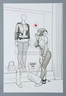 HARLEY QUINN # 18 (2017) - Frank Cho Hand-Drawn Variant Cover Artwork | Propstore