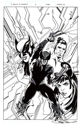 Emanuela Lupacchino | X- Deaths of Wolverine #4 cover | Tavole Originali