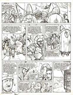 PhilippeÂ ADAMOV - Planche originale 12 - LES EAUX DE MORTELUNE Tome 3 - Le Prince et la Poupée